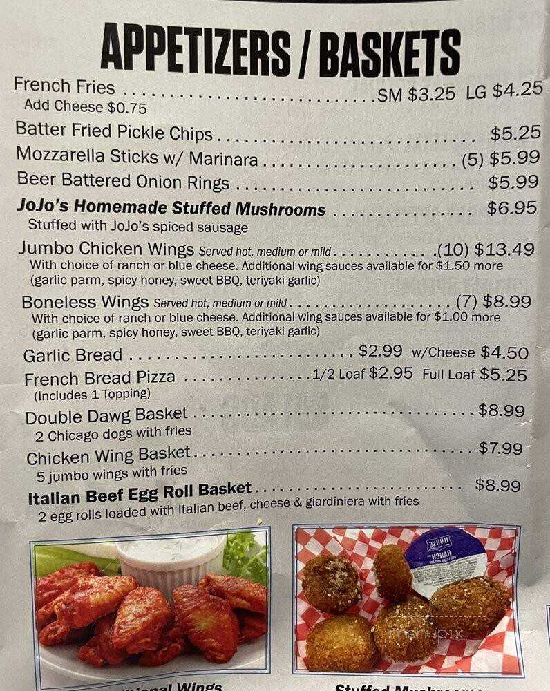 Jo Jo's Taste Of Chicago - Parrish, FL menu_pic