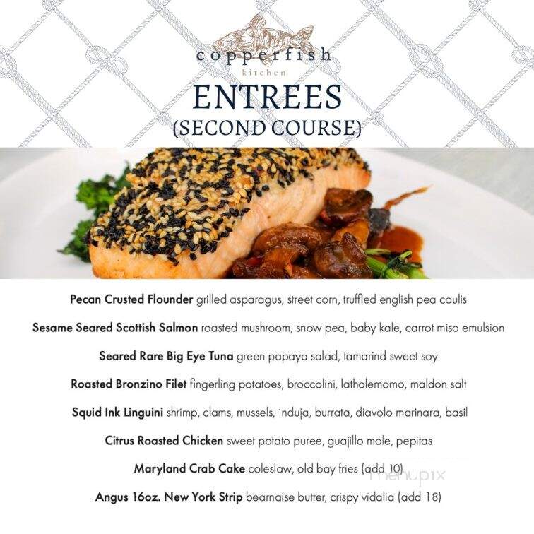 Copperfish Kitchen - Boca Raton, FL menu_pic