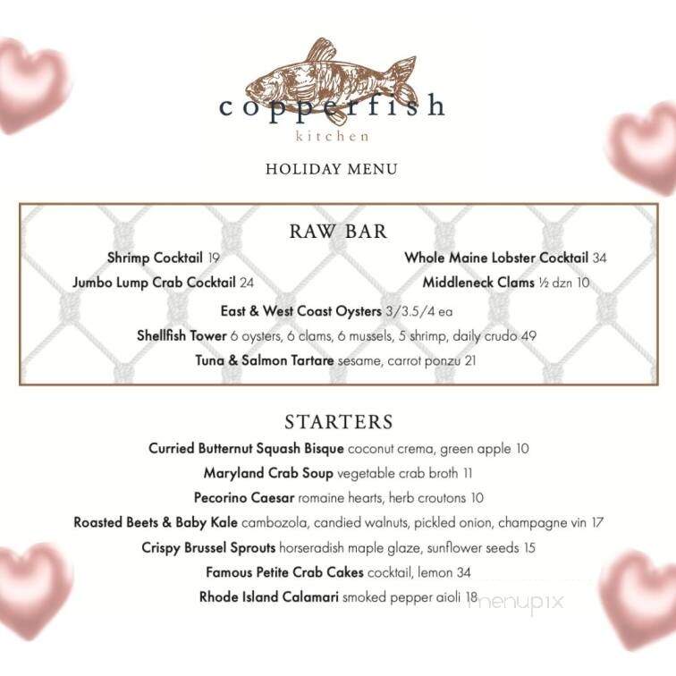 Copperfish Kitchen - Boca Raton, FL menu_pic