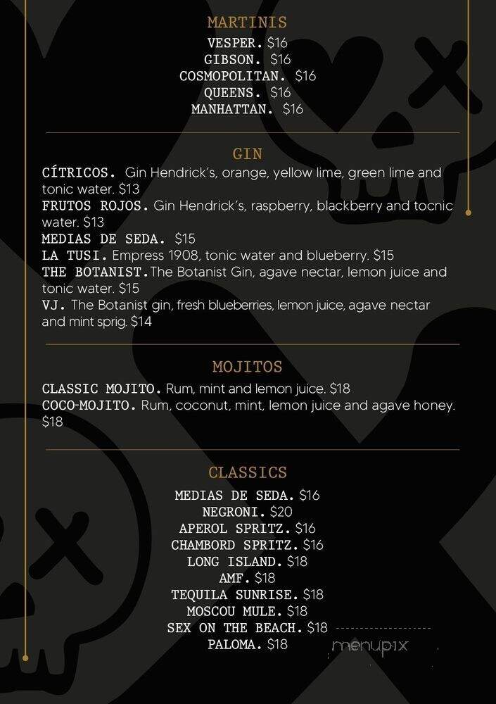 La Conde - San Diego, CA menu_pic