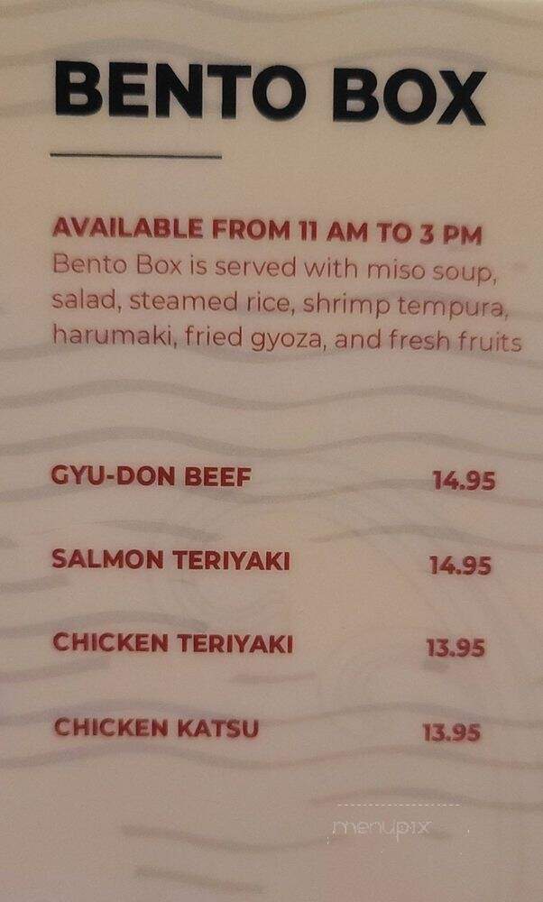 Tenji Ramen - Murrieta, CA menu_pic