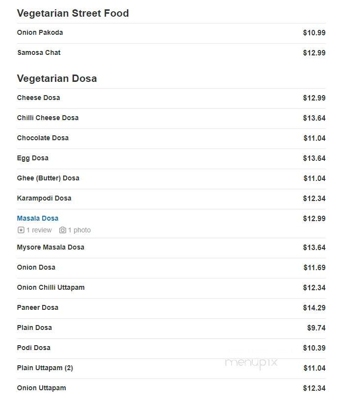 Curry Connect - Sandy, UT menu_pic