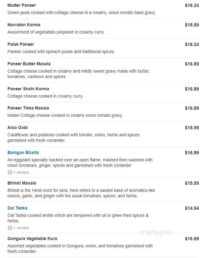 Curry Connect - Sandy, UT menu_pic