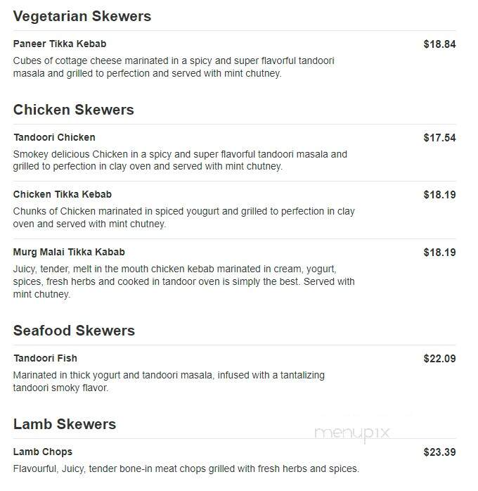 Curry Connect - Sandy, UT menu_pic