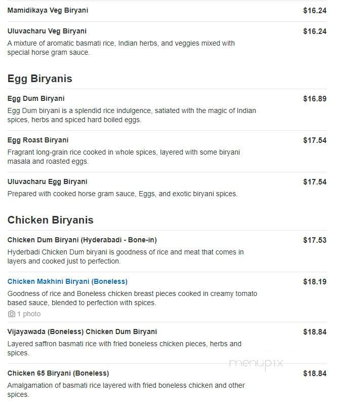 Curry Connect - Sandy, UT menu_pic