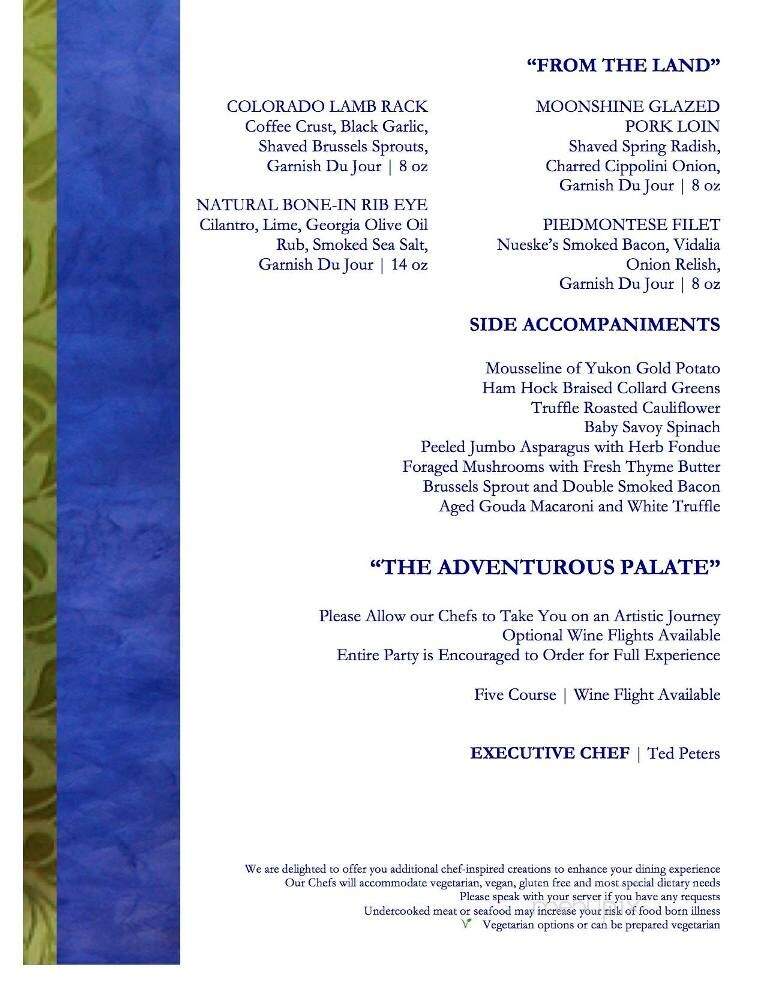One Ocean Bar - Atlantic Beach, FL menu_pic