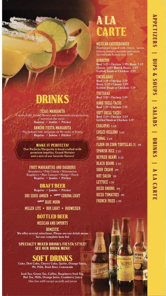 Casa Fiesta Mexican Restaurant - Mansfield, OH menu_pic