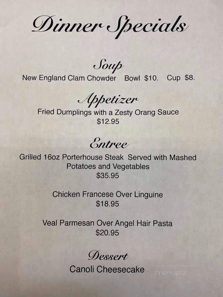 Daddy-O's - Hopewell Junction, NY menu_pic