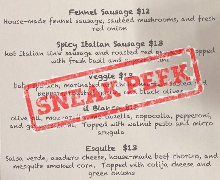 Jozarelli's - Tucson, AZ menu_pic