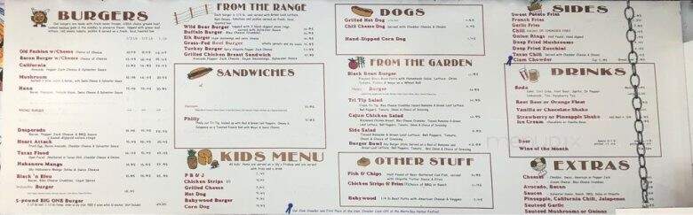 Sylvester's Burgers - Atascadero, CA menu_pic