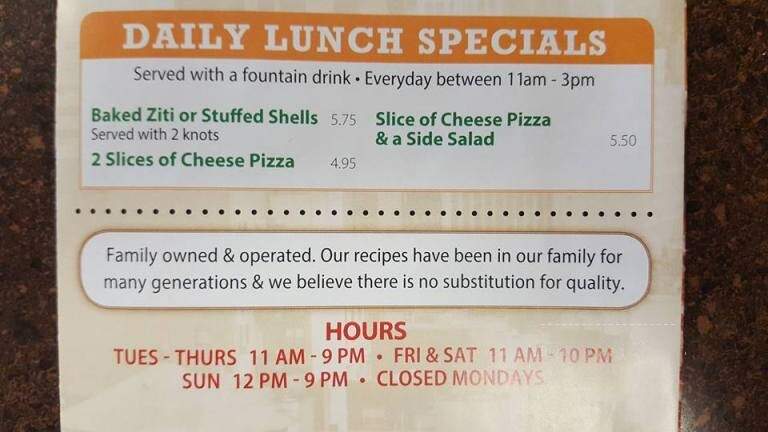 Michelli's Pizzeria - Melbourne, FL menu_pic