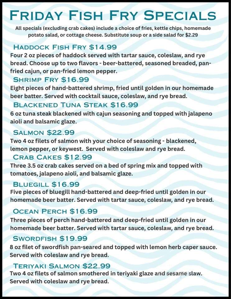 Point After Pub & Grill - Stevens Point, WI menu_pic