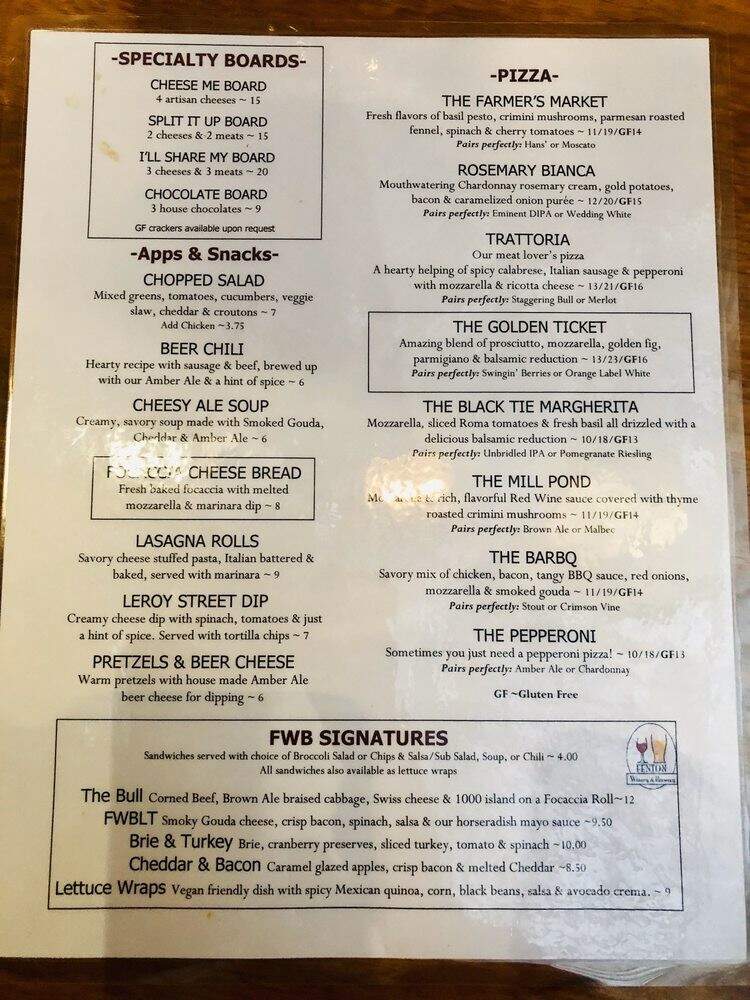 Fenton Winery and Brewery - Fenton, MI menu_pic