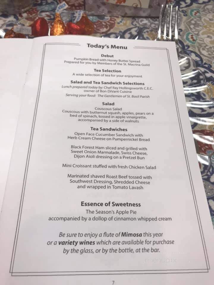 St Basil Hall - Sterling Heights, MI menu_pic