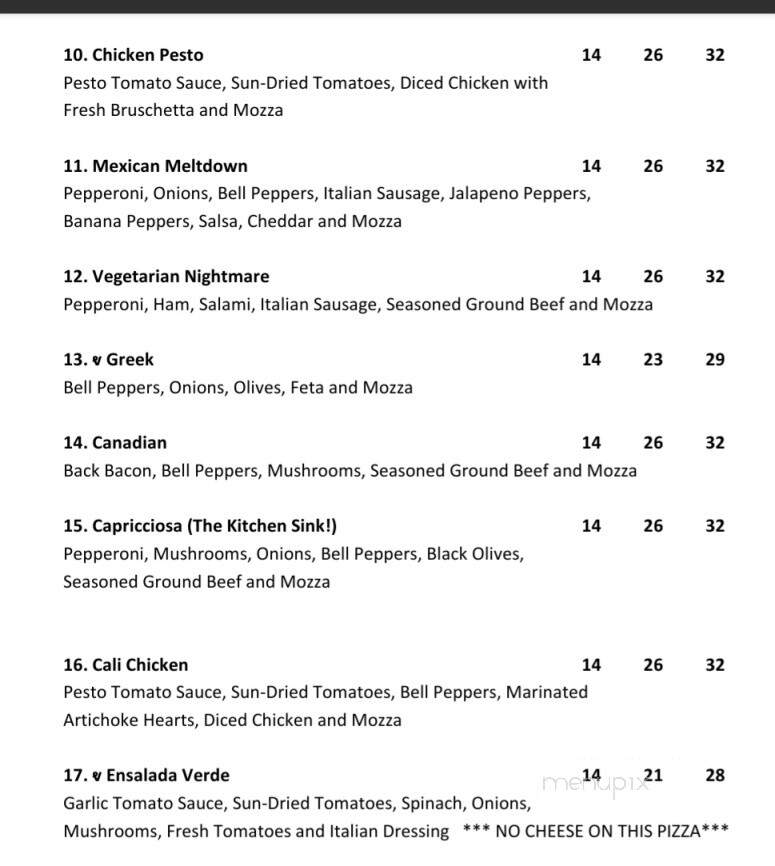 Peppis Pizzeria - Invermere, BC menu_pic