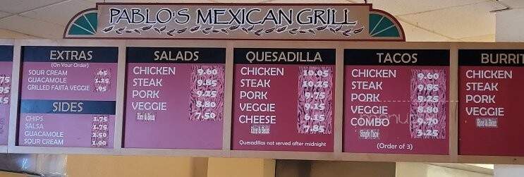 Pablo's Mexican Grill - Cedar Falls, IA
