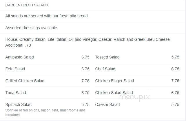Manos Pizza - Methuen, MA menu_pic