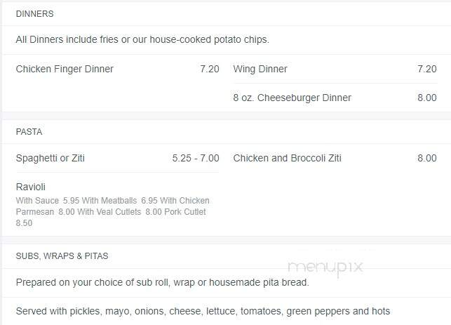 Manos Pizza - Methuen, MA menu_pic