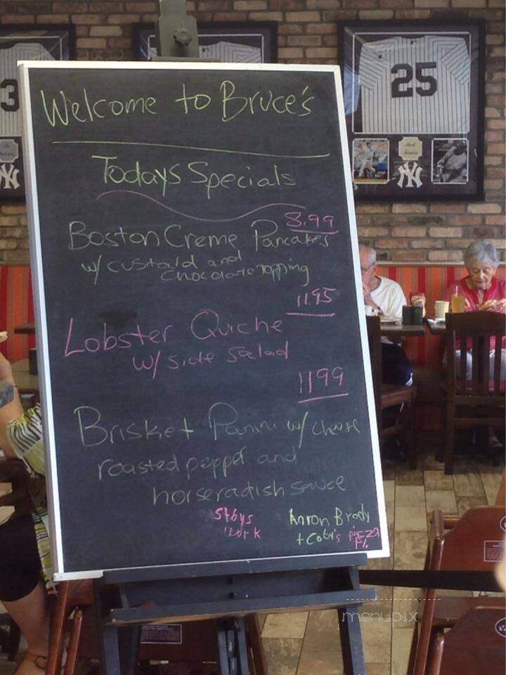 Bruce's Restaurant & Bakery - Great Neck, NY menu_pic