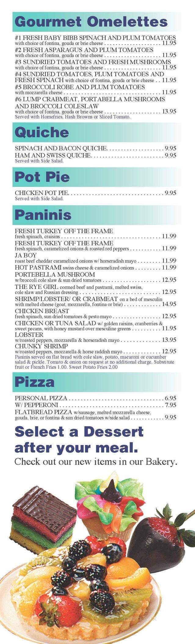 Bruce's Restaurant & Bakery - Great Neck, NY menu_pic