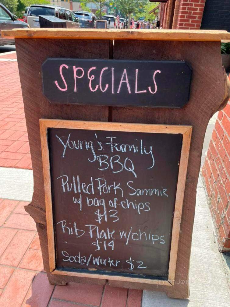 Vidalia - Boone, NC menu_pic