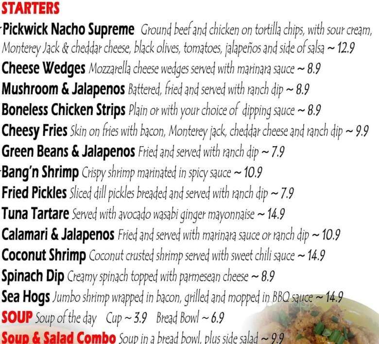 Freddy T's - Counce, TN menu_pic