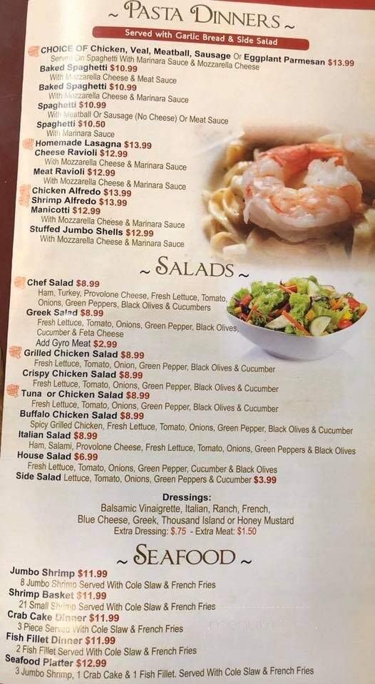 Mama's Pizza & Sub's - Culpeper, VA menu_pic