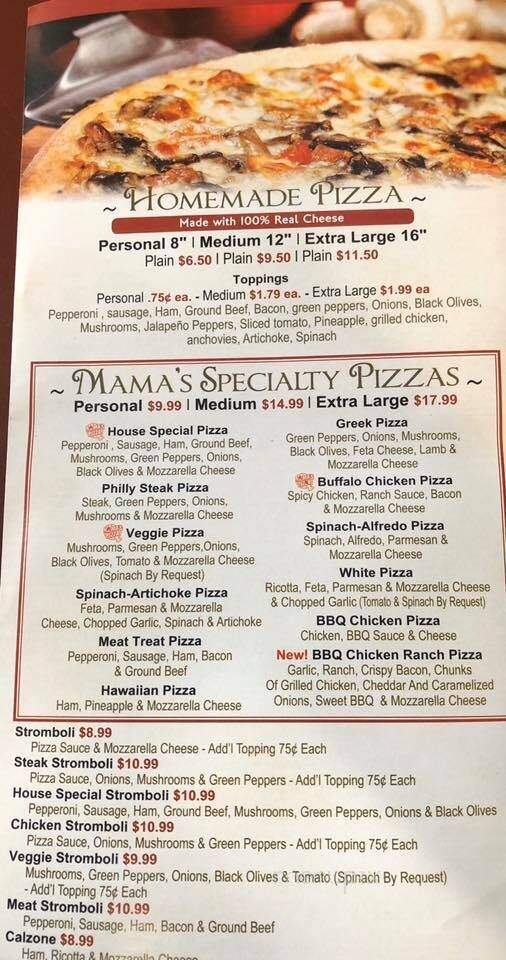 Mama's Pizza & Sub's - Culpeper, VA