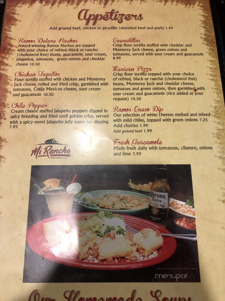 Casa Ramos Mexican Restaurant - Willows, CA menu_pic