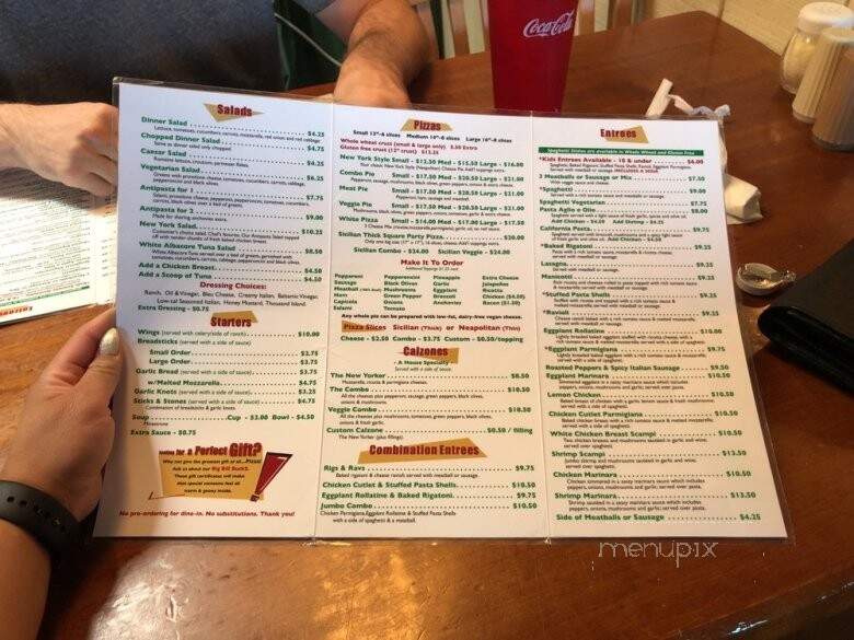 Big Bill's New York Pizza - Centennial, CO menu_pic