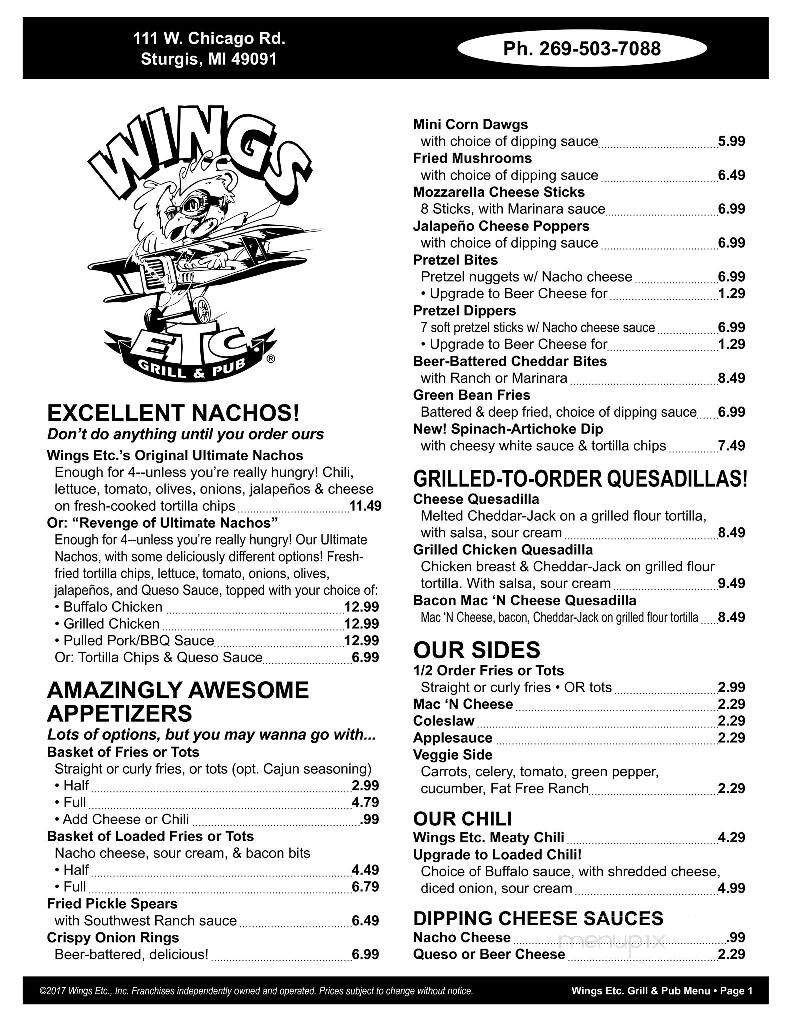 Wings ETC - Sturgis, MI