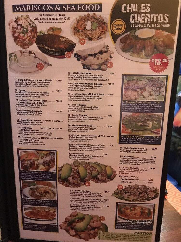 Casa Blanca Restaurant - Palm Desert, CA menu_pic