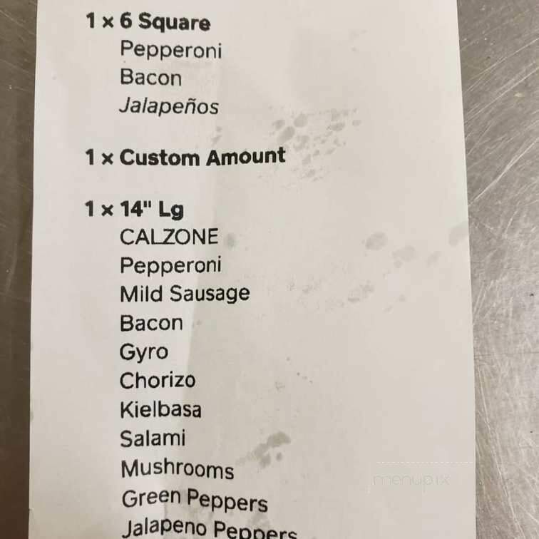 Vic's Oven - Bridgewater, PA menu_pic
