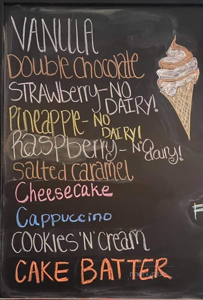 YoYo's Ice Cream - Beaufort, SC menu_pic