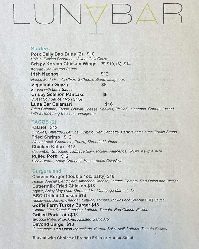 Harvest Moon Caterers - Chestnut Ridge, NY menu_pic