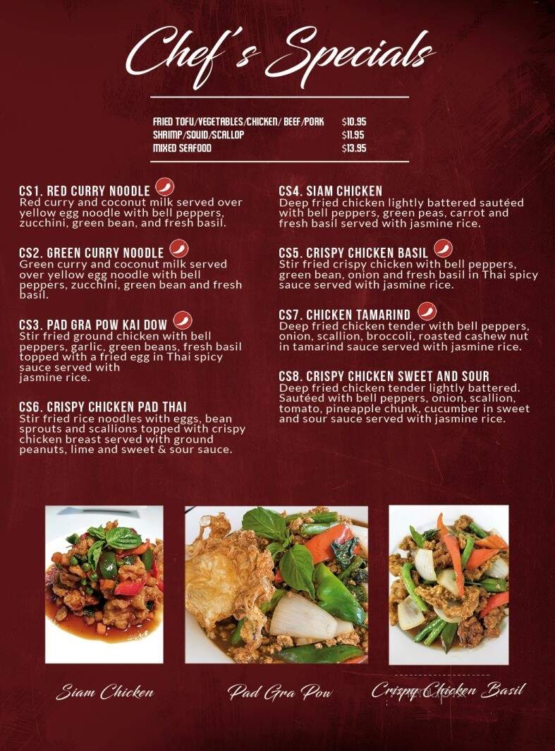 Thai 999 Express - Mentor, OH menu_pic