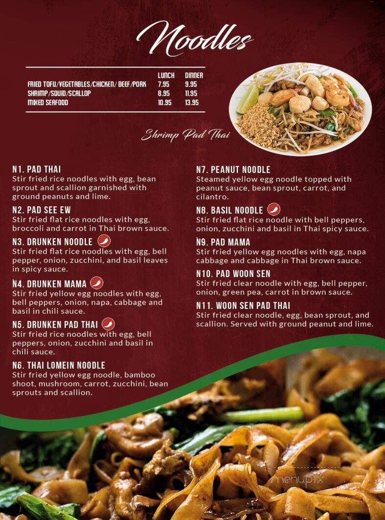 Thai 999 Express - Mentor, OH menu_pic