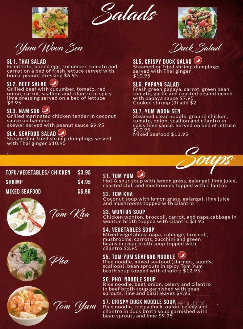 Thai 999 Express - Mentor, OH menu_pic