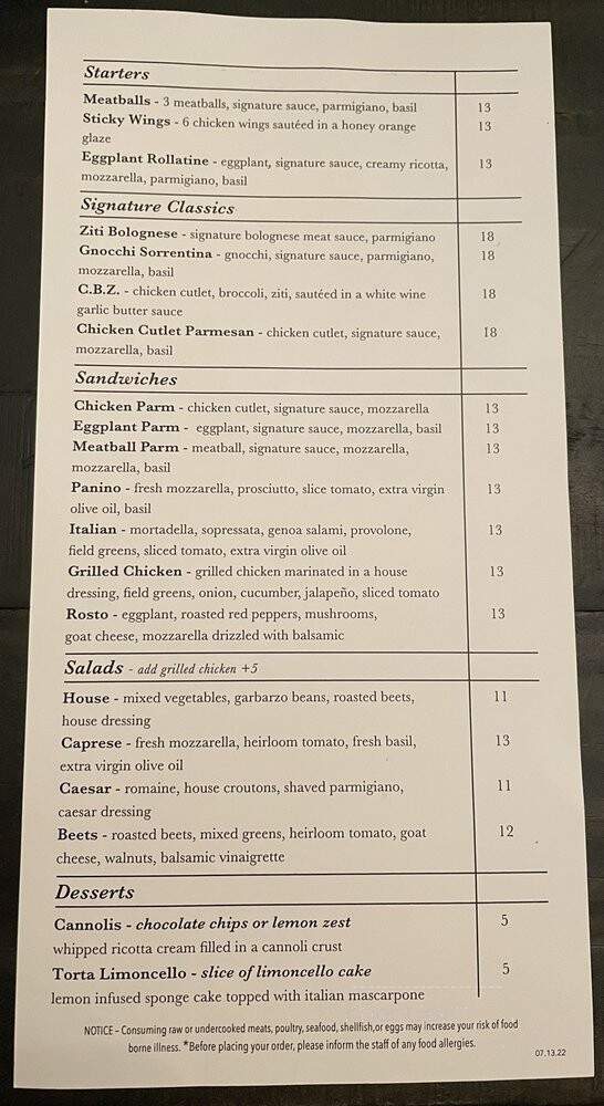 Volo Craft Pizza - Swampscott, MA menu_pic