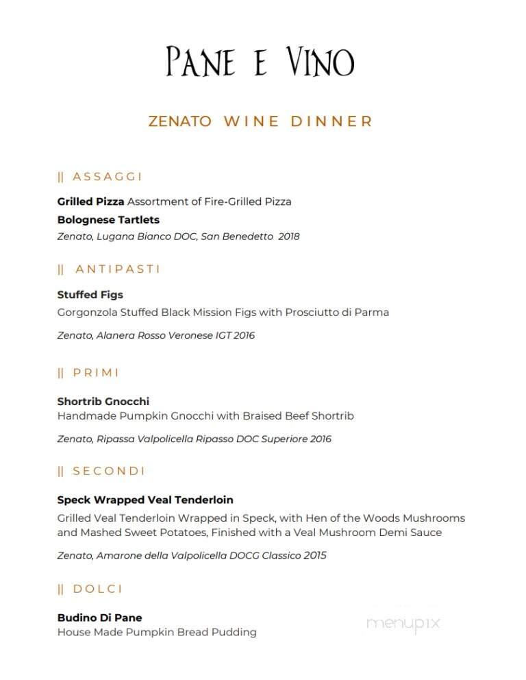Il Massimo - Dedham, MA menu_pic