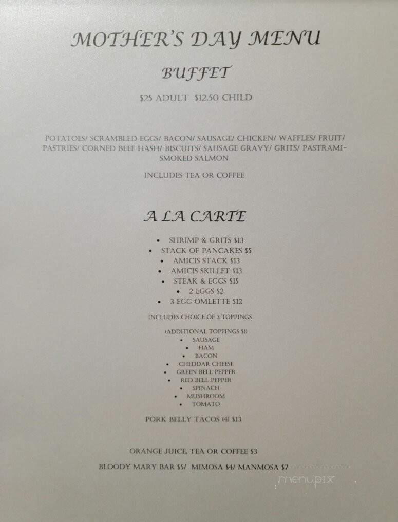 Amicis - Portsmouth, VA menu_pic