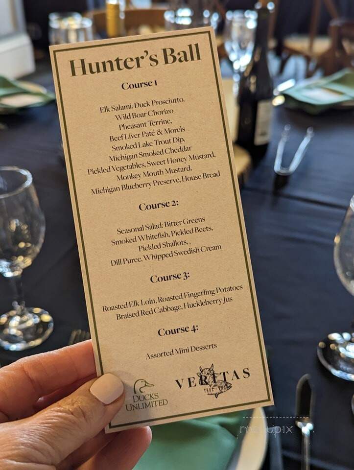 Veritas - Jackson, MI menu_pic