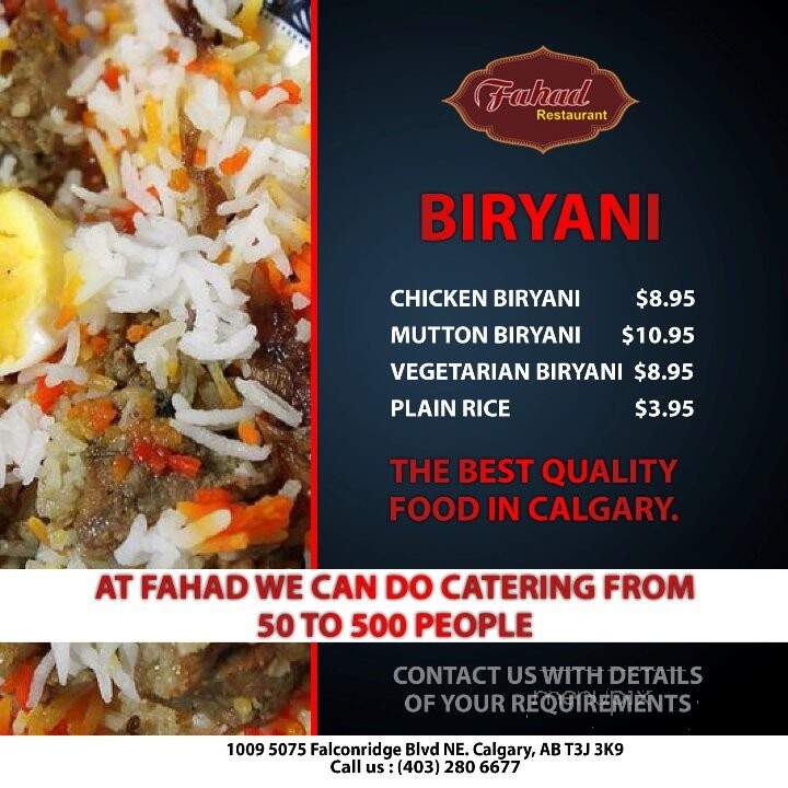 Fahad Restaurant - Calgary, AB