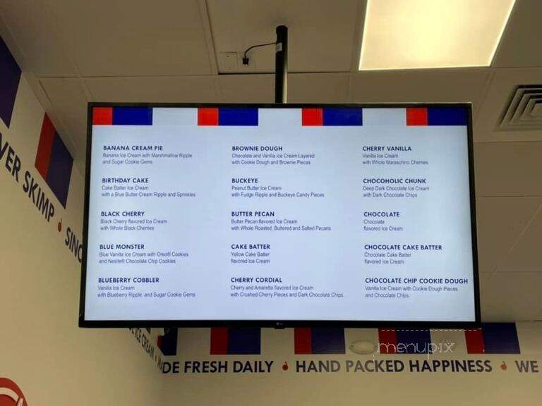 Handel's Homemade Ice Cream - Eugene, OR menu_pic
