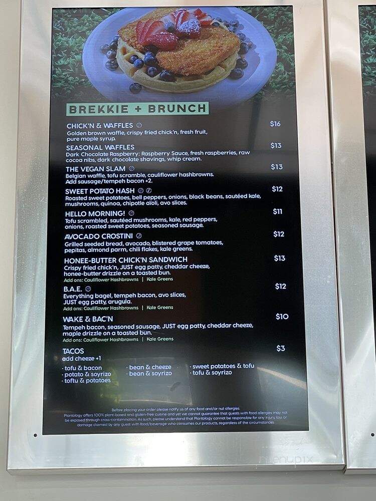Plantology - San Antonio, TX menu_pic