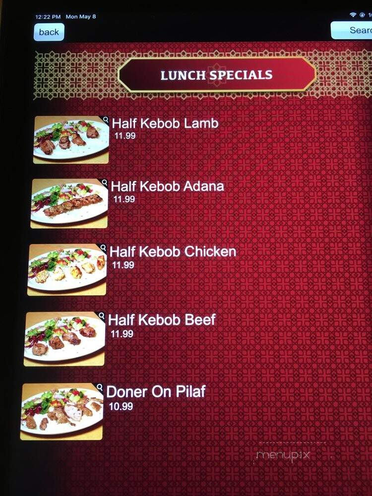Istanbul Turkish Mediterranean Cuisine - Ormond Beach, FL menu_pic