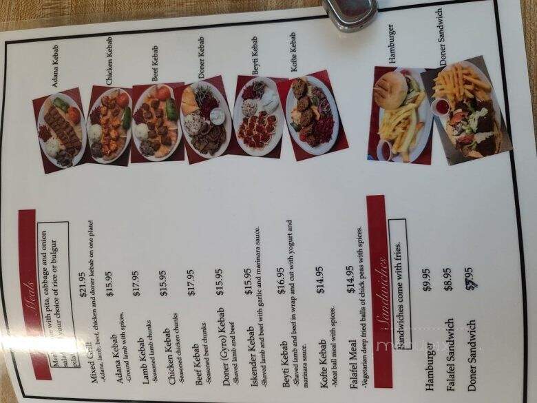 Istanbul Turkish Mediterranean Cuisine - Ormond Beach, FL menu_pic