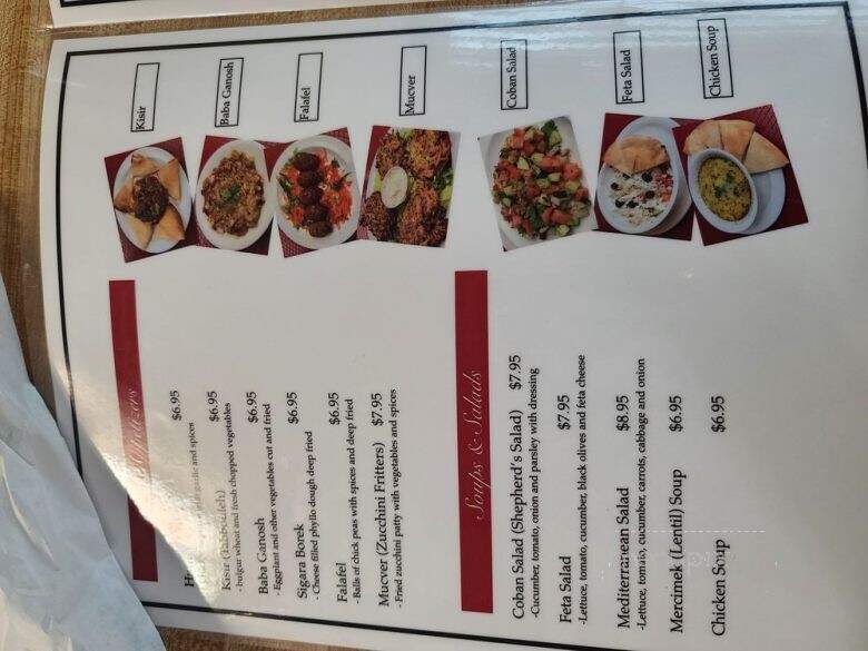 Istanbul Turkish Mediterranean Cuisine - Ormond Beach, FL menu_pic