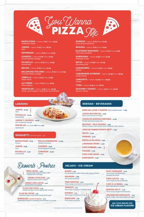 Polo Norte - Miramar, FL menu_pic