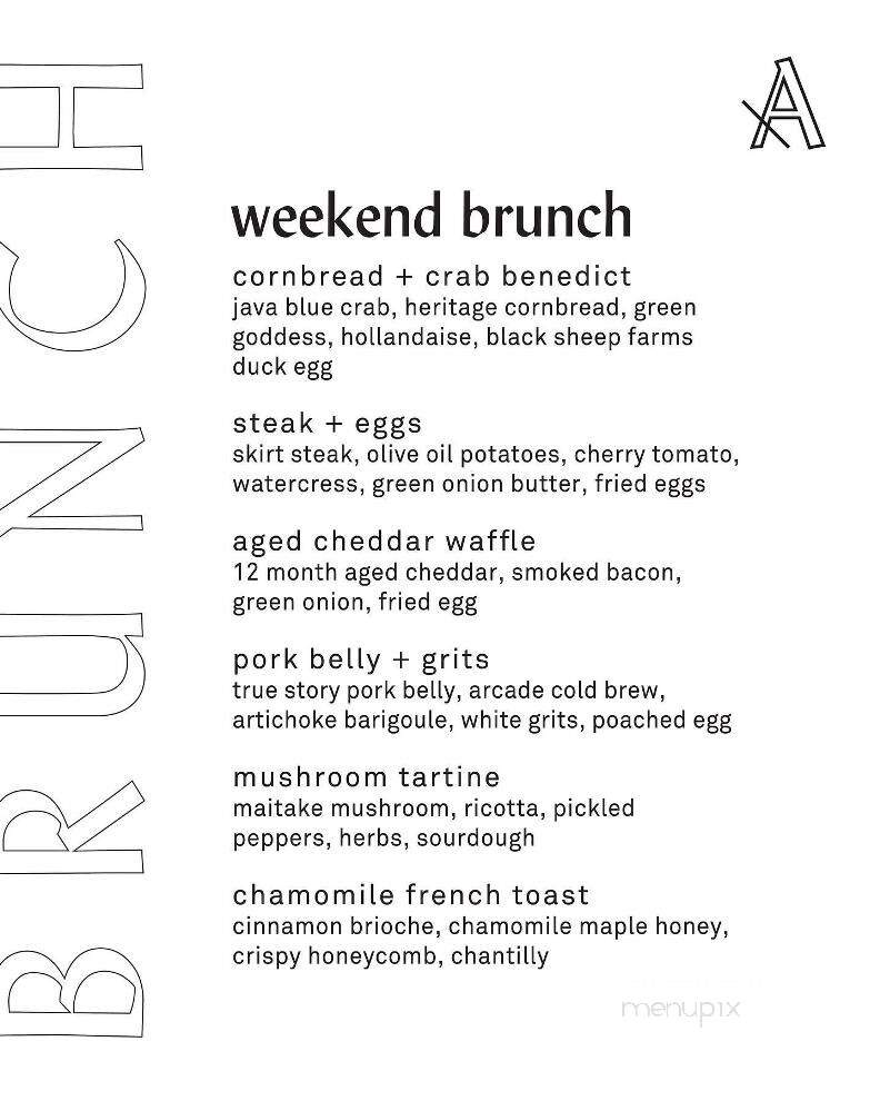 Arcade Coffee Roasters - Riverside, CA menu_pic